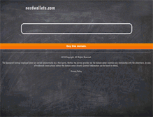 Tablet Screenshot of nerdwallets.com